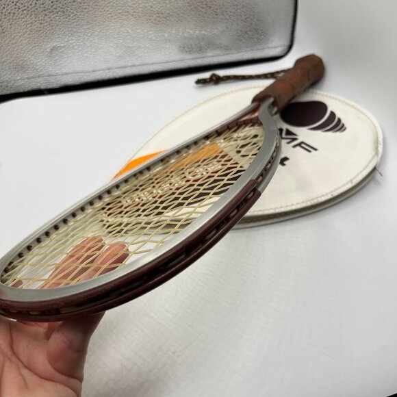 Vintage Amf Voit Impact One Racquetball Racquet with Wrist Wrap - Picture 9 of 10